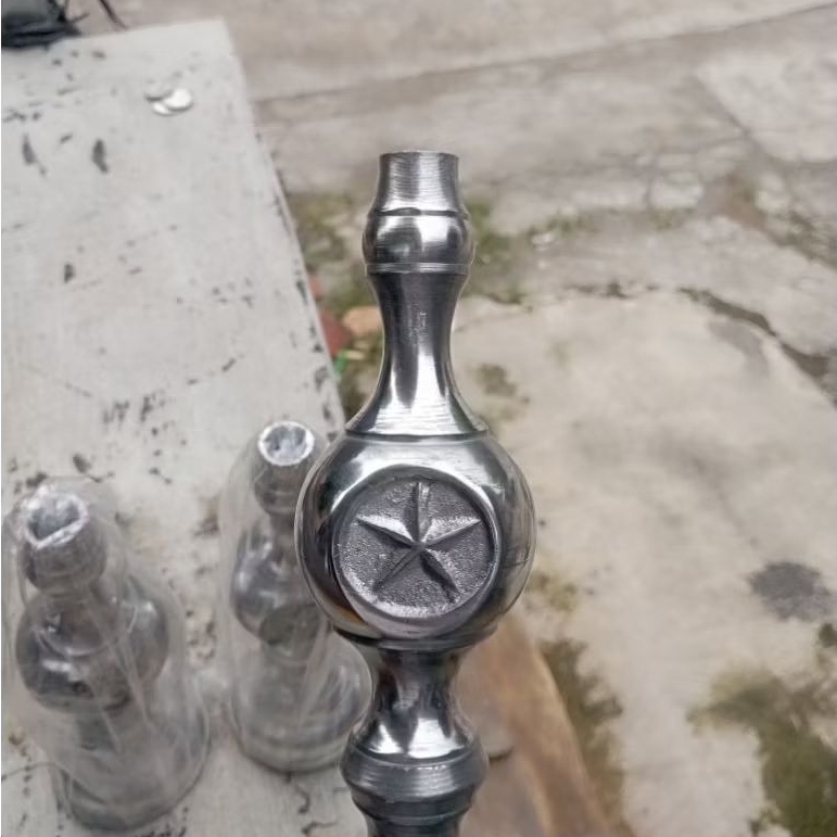 Pion Pleci Stainles Motif Bintang Panjang 20cm