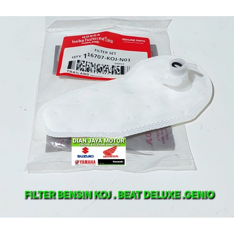 Thailand Filter Pompa Bensin Genio Beat Deluxe Scoopy 2020-2022 Filter pompa bensin K0J Saringan Fil