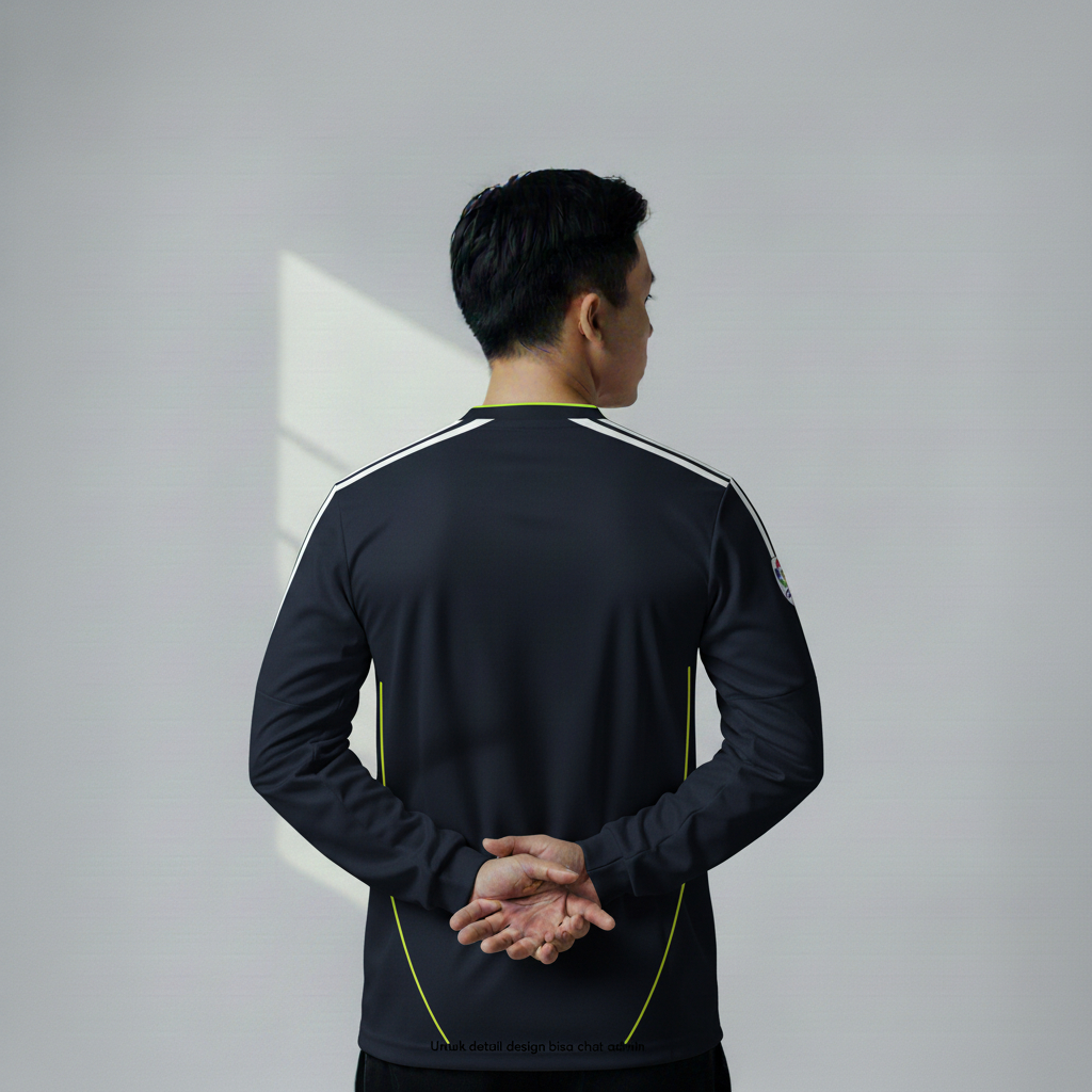 ATHLETIC SPORTWEAR - Jersey Vintage Bola Fantasy Real Madrid Away 2010-11 Fullprinting Casual - Atas