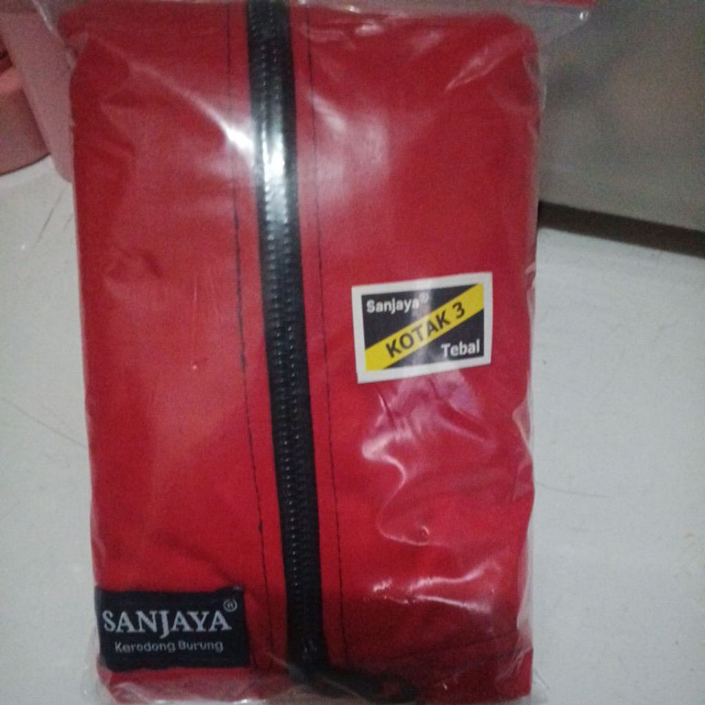 kerodong burung Sanjaya kotak no 3 tebal