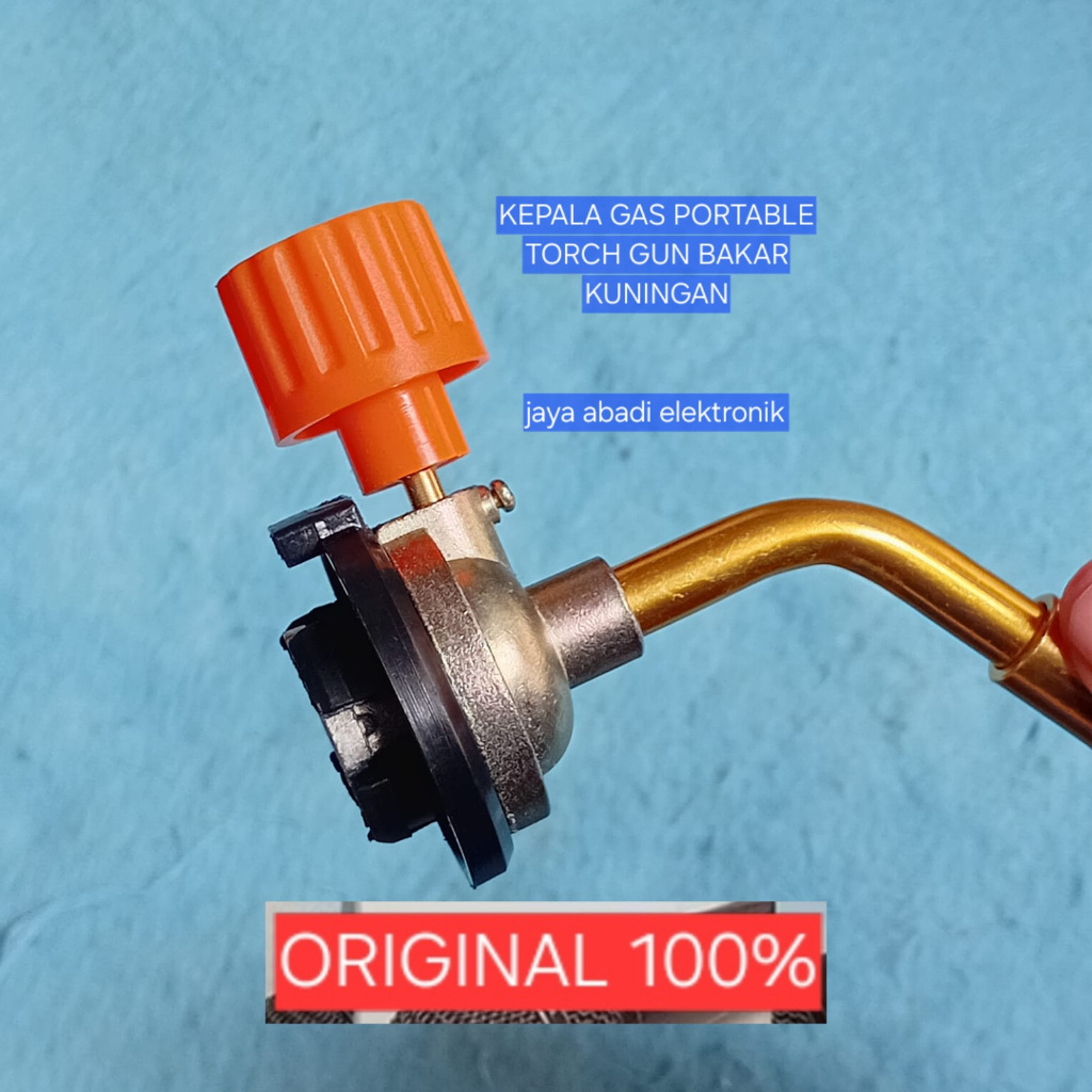 H121 KEPALA GAS PORTABLE ORI 100% TORCH GUN BAKAR las logam mematri Kepala Blender Manual Blow Kunin