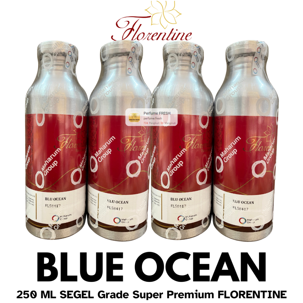 BLUE OCEAN 250 ML SEGEL ALUMUNIUM Bibit Parfum FLORENTINE
