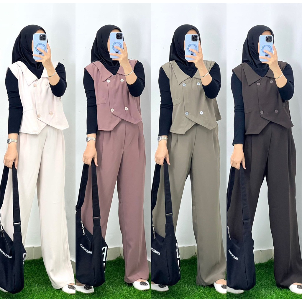 SYR.COLLECTION//SET VEST CELANA//ONESET CELANA// VEST CELANA TERBARU