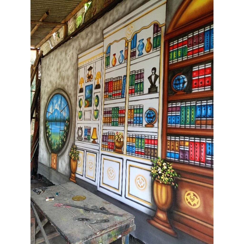 studio background wisuda 5x3 meter