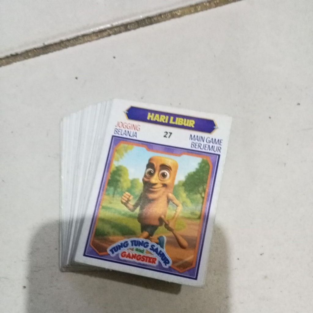 kartu gambar kartu mainan kartu geprak