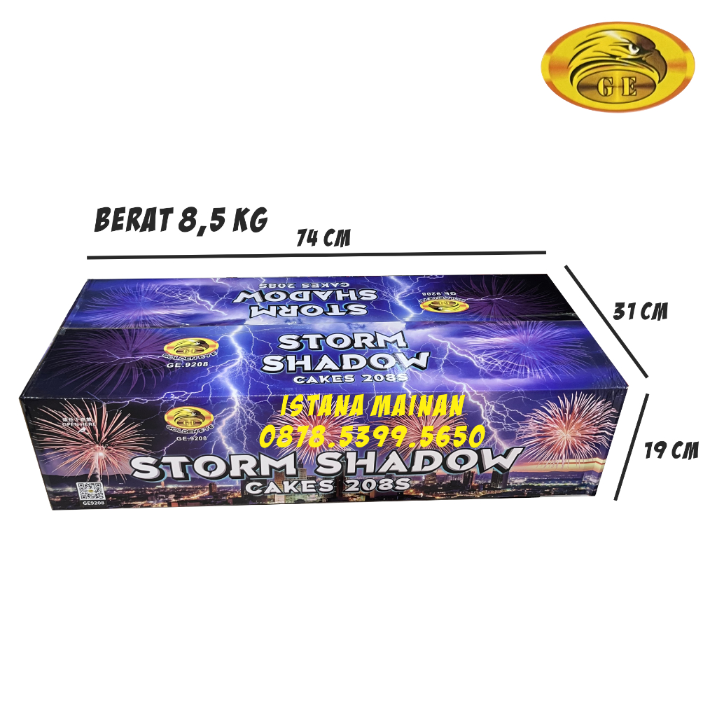 Poster Cake Storm Shadow 208s 0,8" & 1" Mix Effect Tube GE9208 / GE 208 STORM SHADOW GE9208