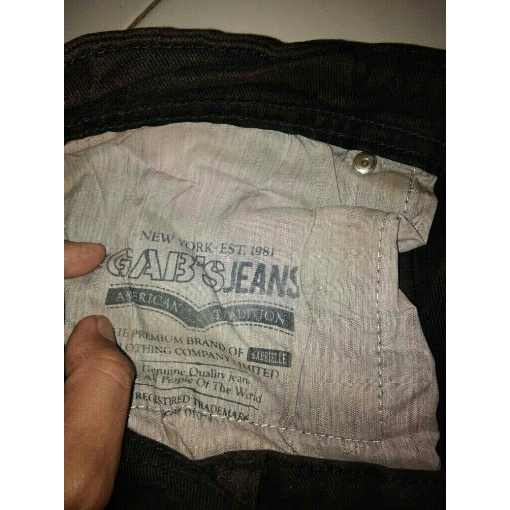 Gab's Jeans Skinny Man bekas original layak pakai