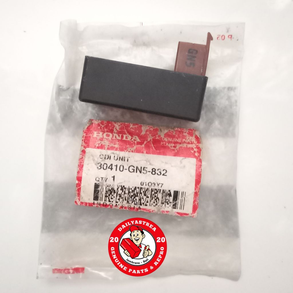 CDI UNIT HONDA ASTREA GRAND LEGENDA SUPRA V XX X 100 ORIGINAL ORI ASLI AHM 30410-GN5-832