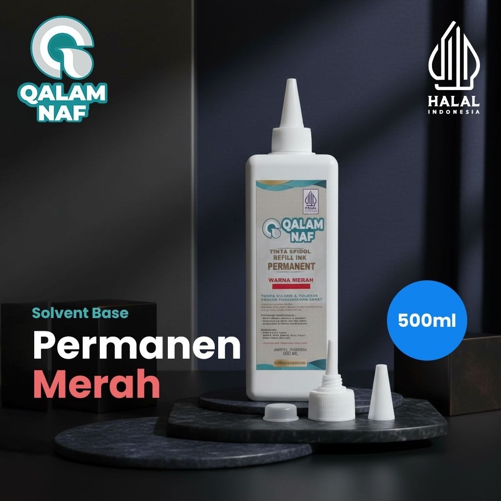 Tinta spidol Permanen tinta hitam Tinta Permanen Tinta spidol permanen hitam merah biru 500ml