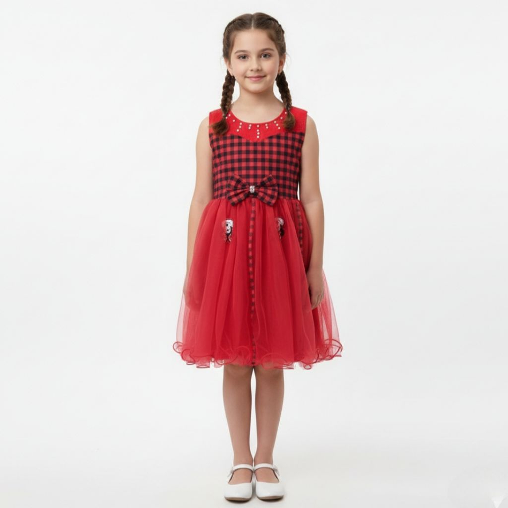 dress gaun import anak umur 7 - 8 tahun ( Bisa COD )