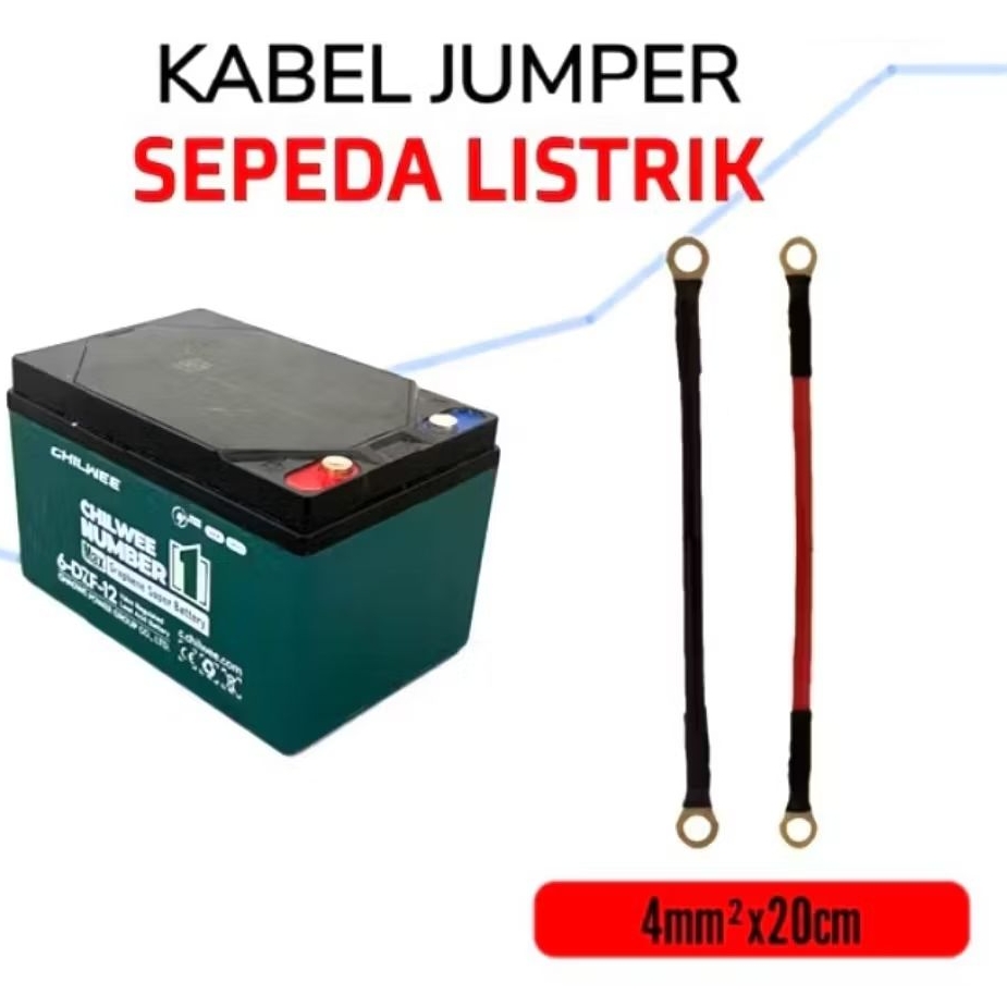 Kabel Jumper sepeda listrik motor listrik Kabel aki sepeda motor listrik