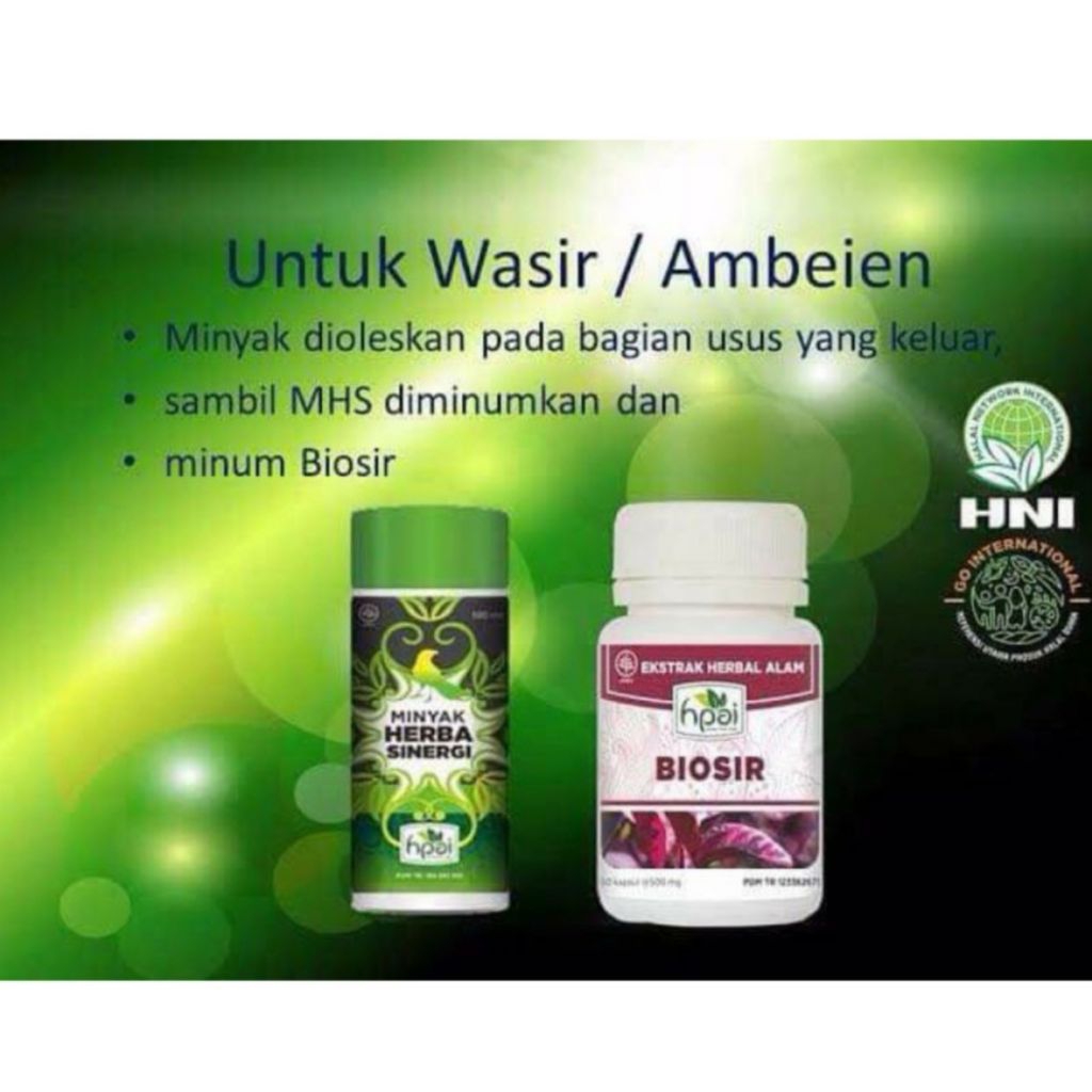 Paket Herbal Ambeien HNI HPAI Ori BPOM