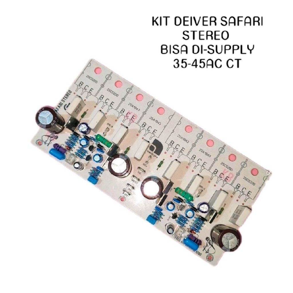 Kit driver safari stereo kit driver power amplifier