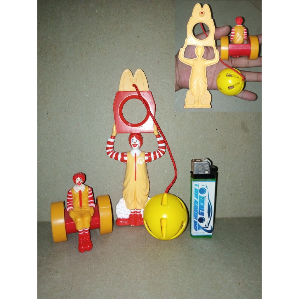figure original happy meal ronald set