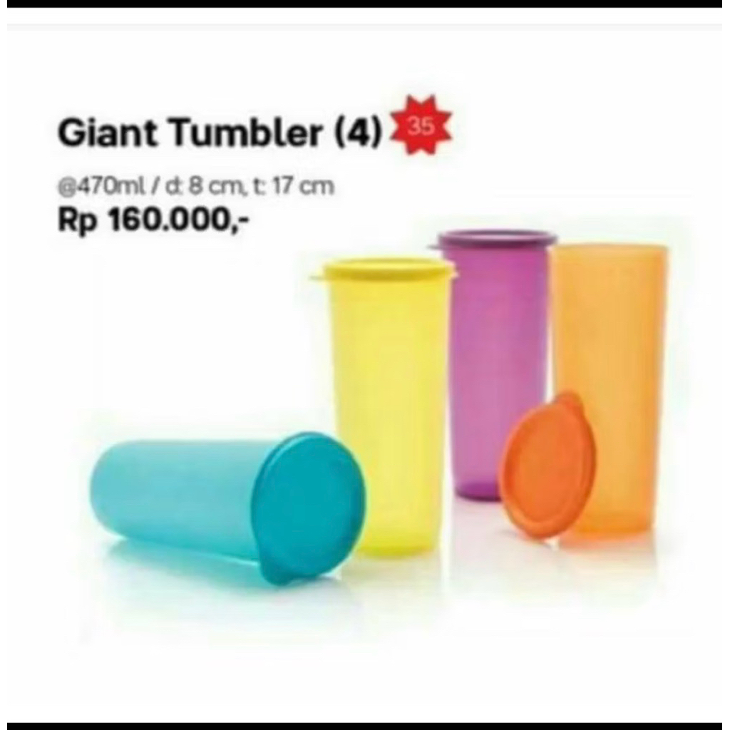Giant Tumbler Tupperware