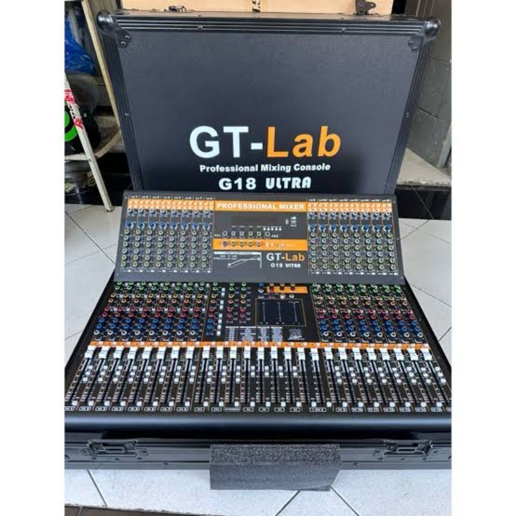 MIXER AUDIO GTLAB G18 ULTRA FREE HARDCASE BY RDW GT-LAB G18 ULTRA ORIGINAL