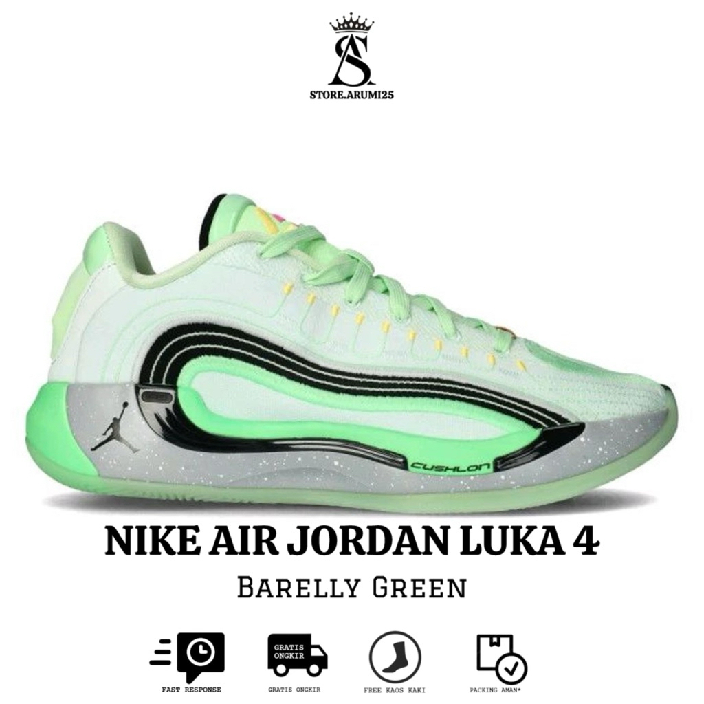 Jual Sepatu Basket Nike Air Jordan Luka 4 Barelly Green