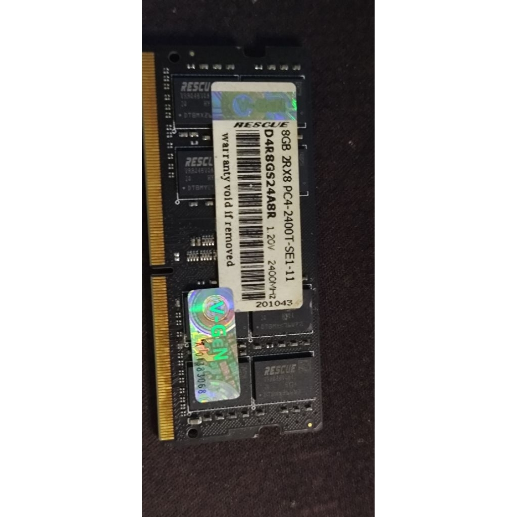 RAM Laptop V-GEN Rescue 8GB DDR4 2400Mhz (second)