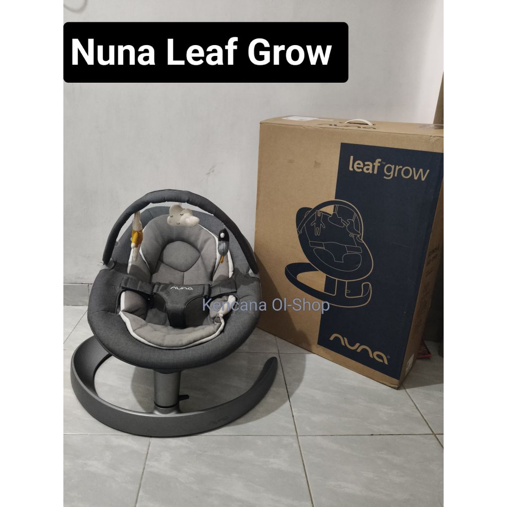 bouncer Nuna Leaf Grow Granite preloved