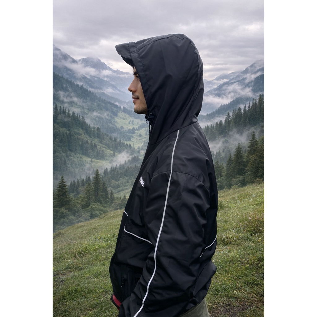 jaket AUTHENTIC BROTHER WINDBREAKER waterproof reflektive anti air dan anti angin