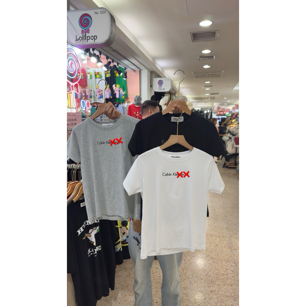 READYSTOCK LOLLIPOP TOP C.K KAOS CROP BANGKOK