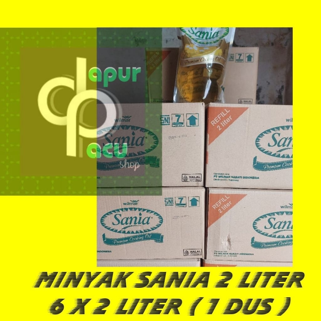 Minyak Sania 2 liter (1 dus isi 6)