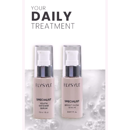 Elysyle Bright Glow Serum Youth Defense Serum pengganti serum royal jelly luna white Jafra