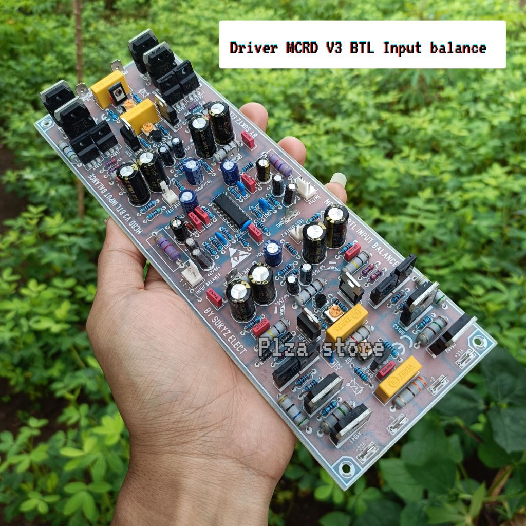 Driver power MCRD V3 BTL lengkap input balance glerr komponen full original
