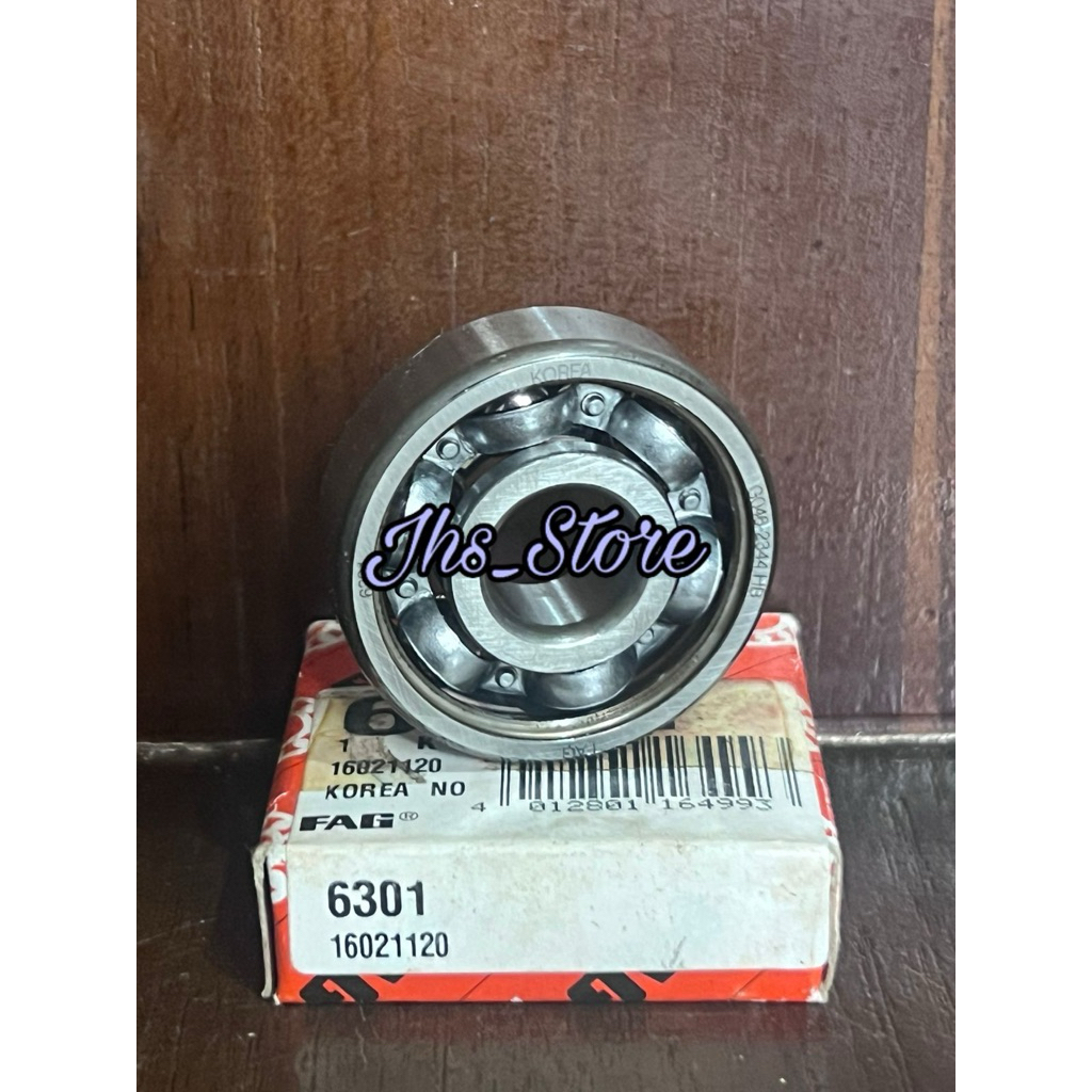 BEARING 6301 FAG LAHER 6301CM FAG 12x37x12