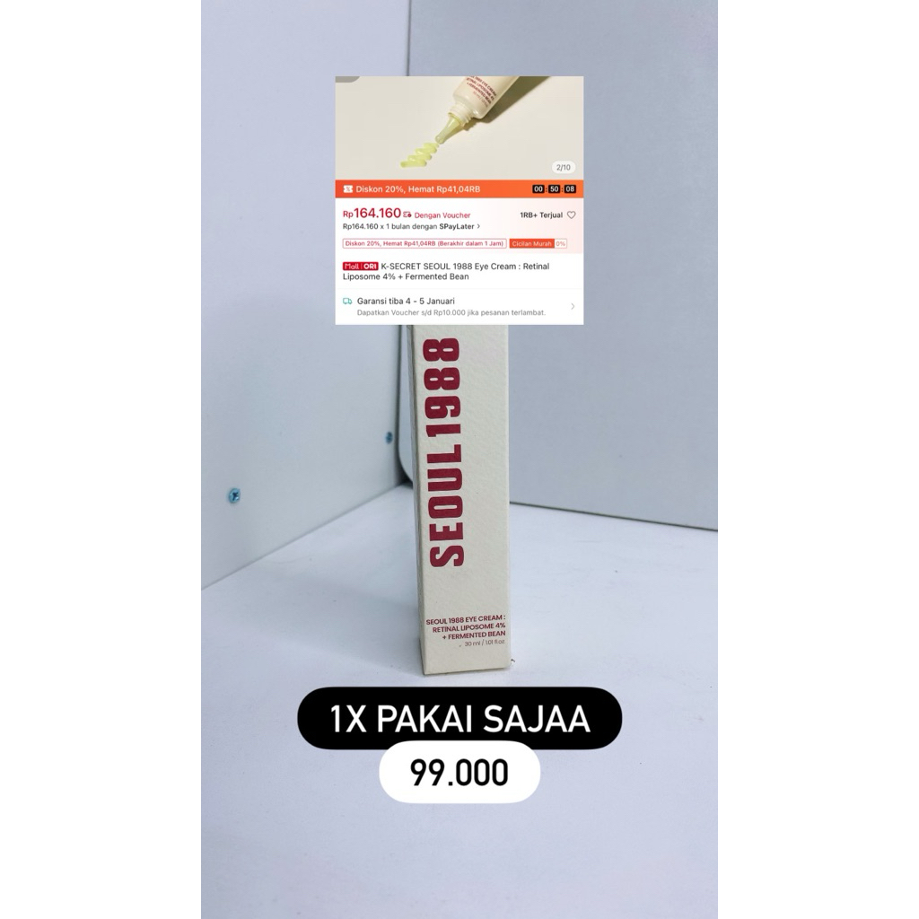 K-S3CRET UNDEREYE SERUM RETINOL