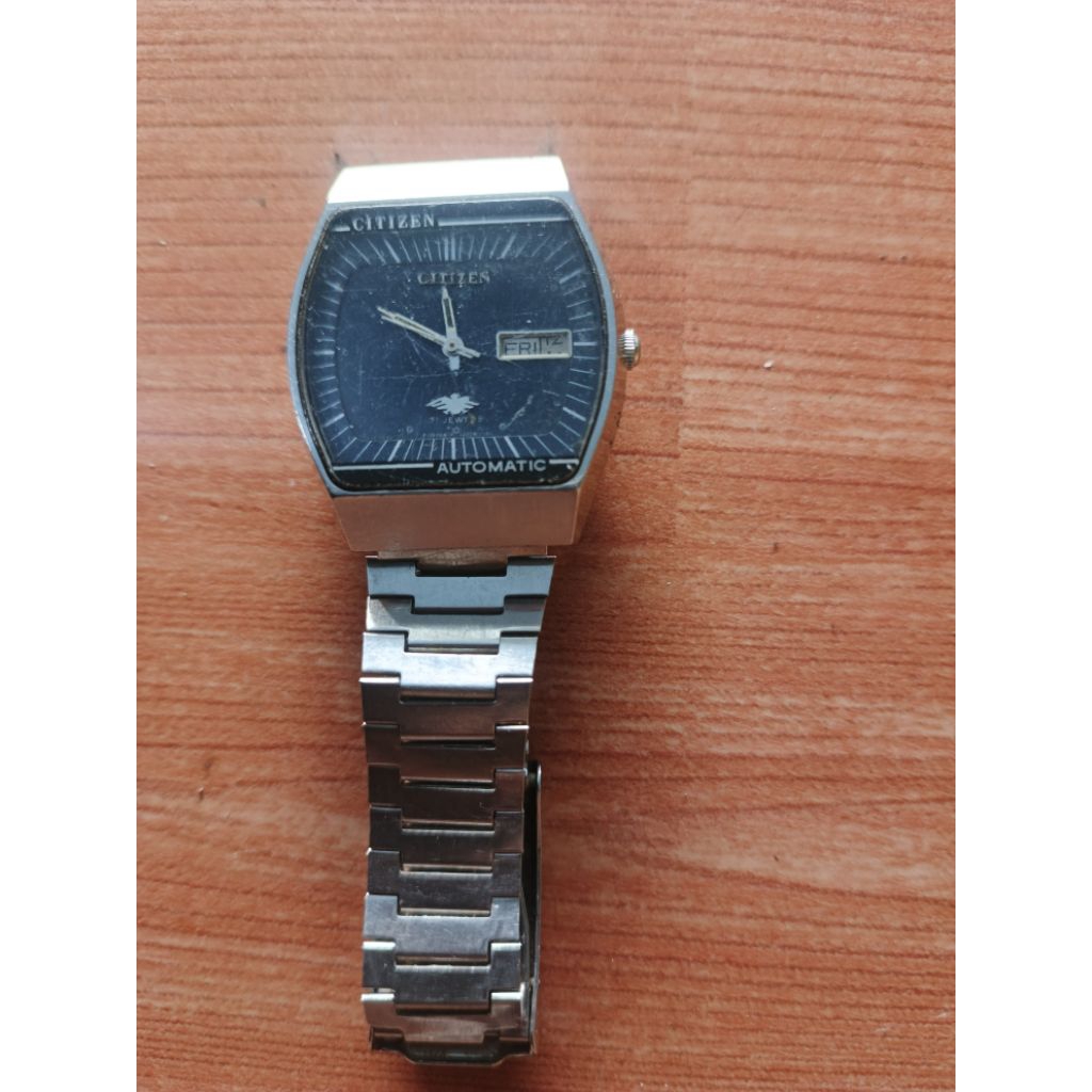 jam tangan cowo citizen jadul normal bentuk uniq