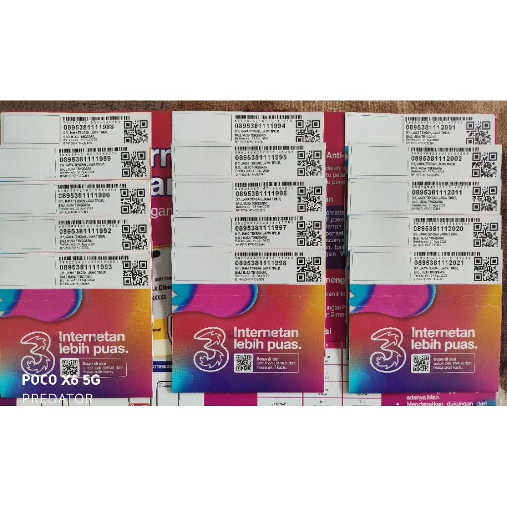 Nomor Tri Cantik Seri Tahun