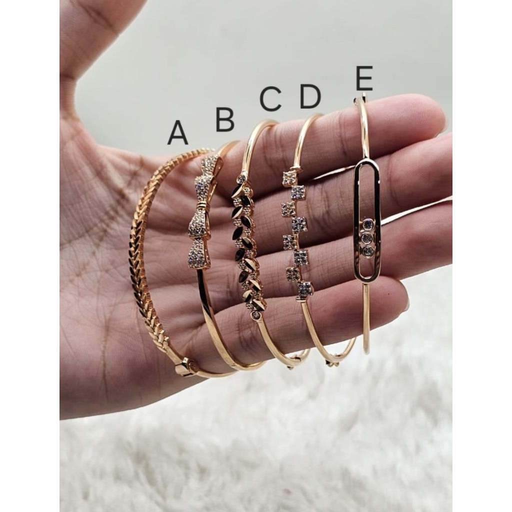 gelang bangle emas 8 karat //simple look