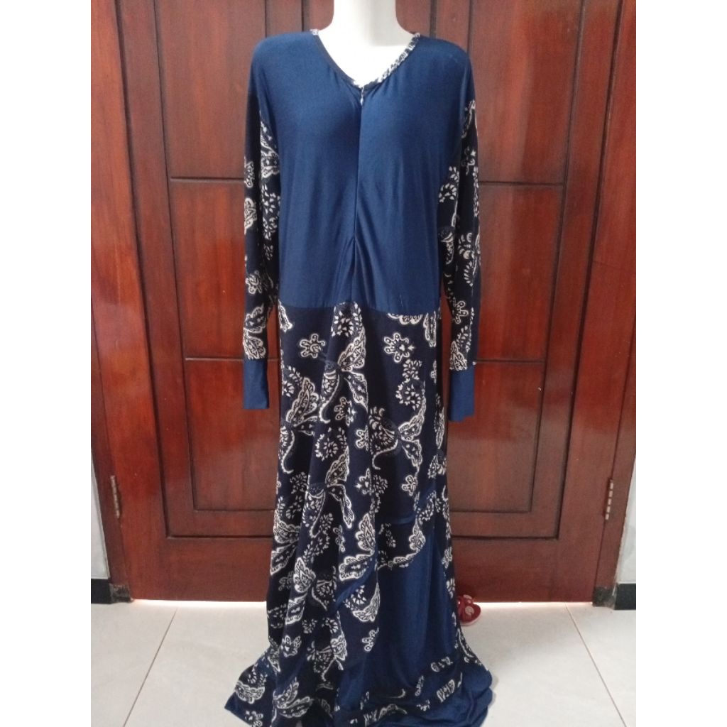 PRELOVED gamis dewasa jersy LD 108-130 Panjang 145