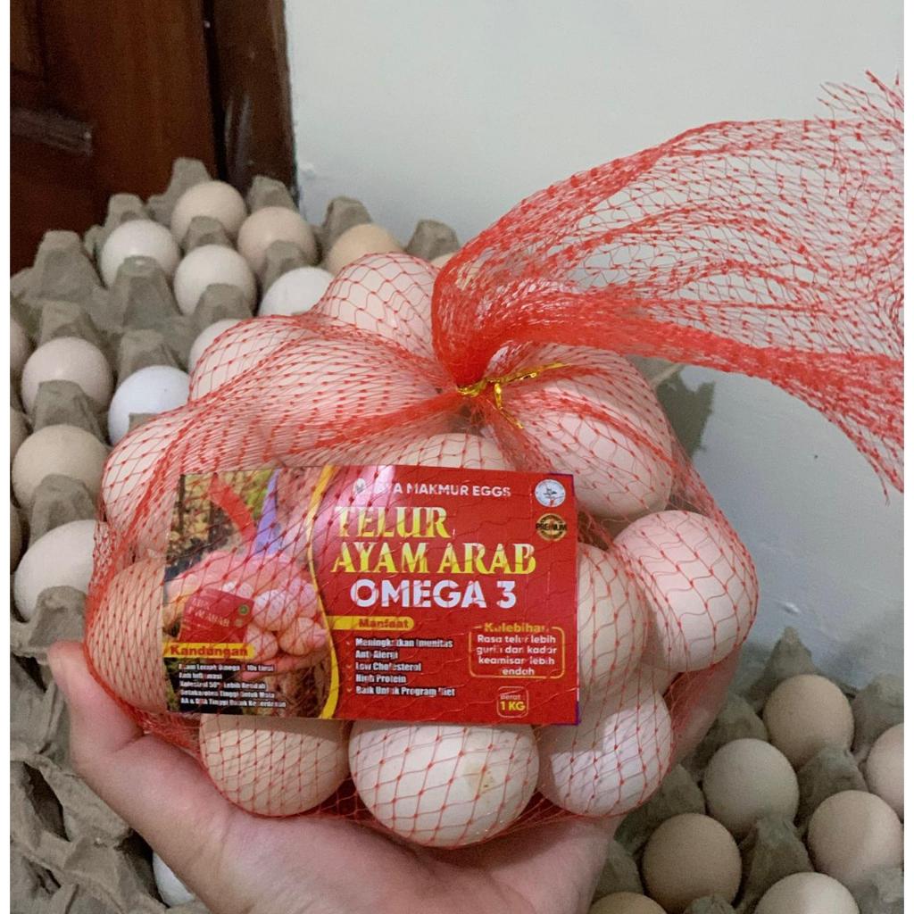 TELUR AYAM KAMPUNG ARAB OMEGA 3 (KILOAN)