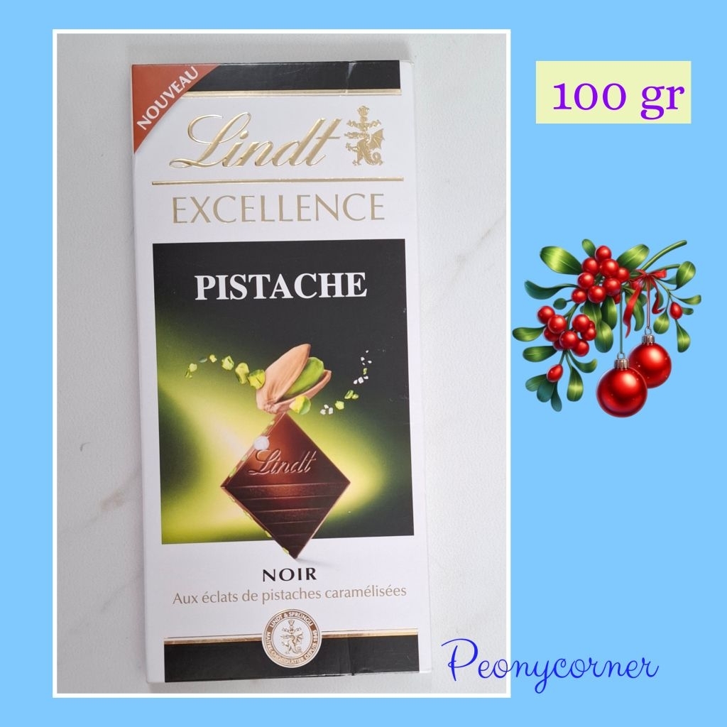 LINDT PISTACHIO PISTACHE NOIR DARK CHOCOLATE