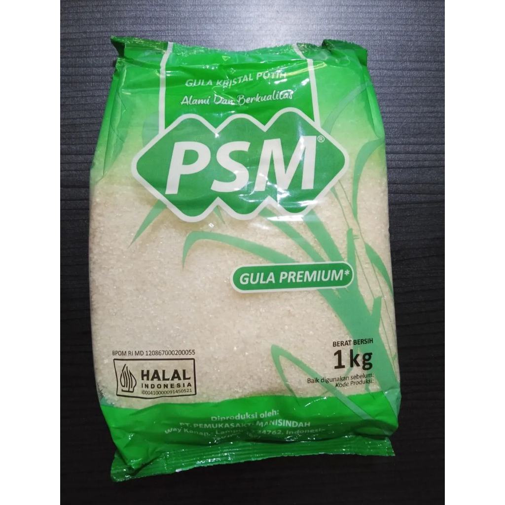 SIBRAYA Mart | Gula Pasir PSM 1 Kg | Gula Pasir Kristal Putih PSM 1 Kg
