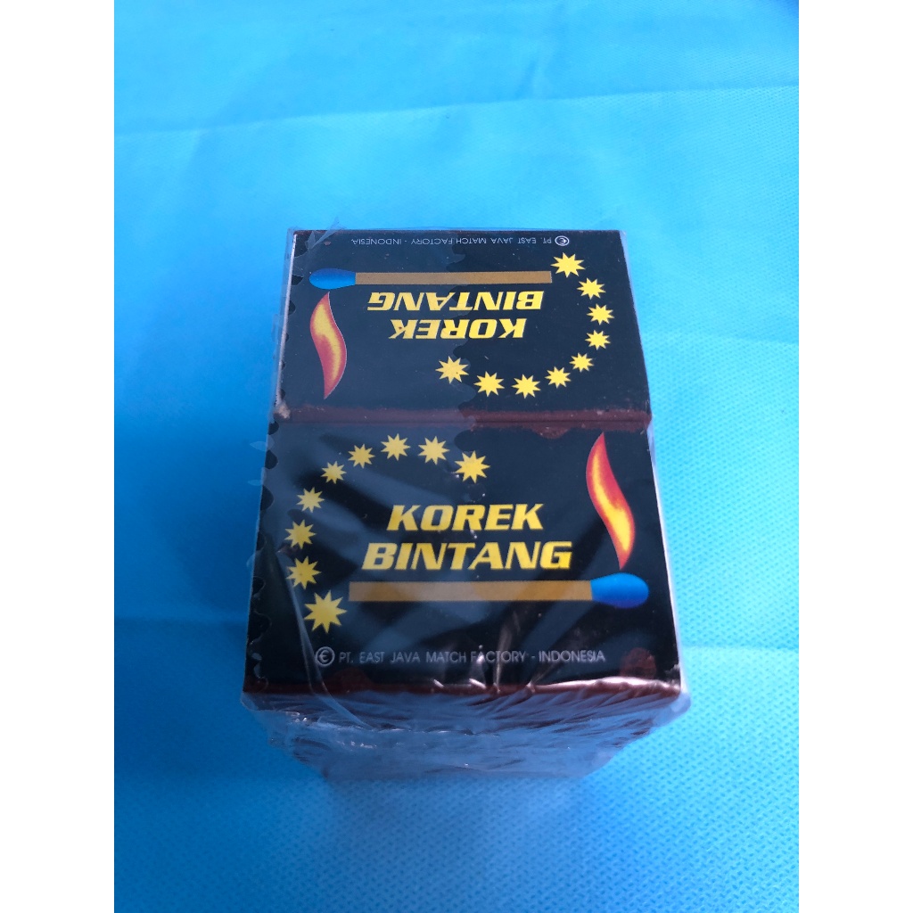 Korek Api Kayu Bintang | 1 Pack Isi 10 Kotak Kecil | Grosir Mancis Kayu Jadul Esjamat