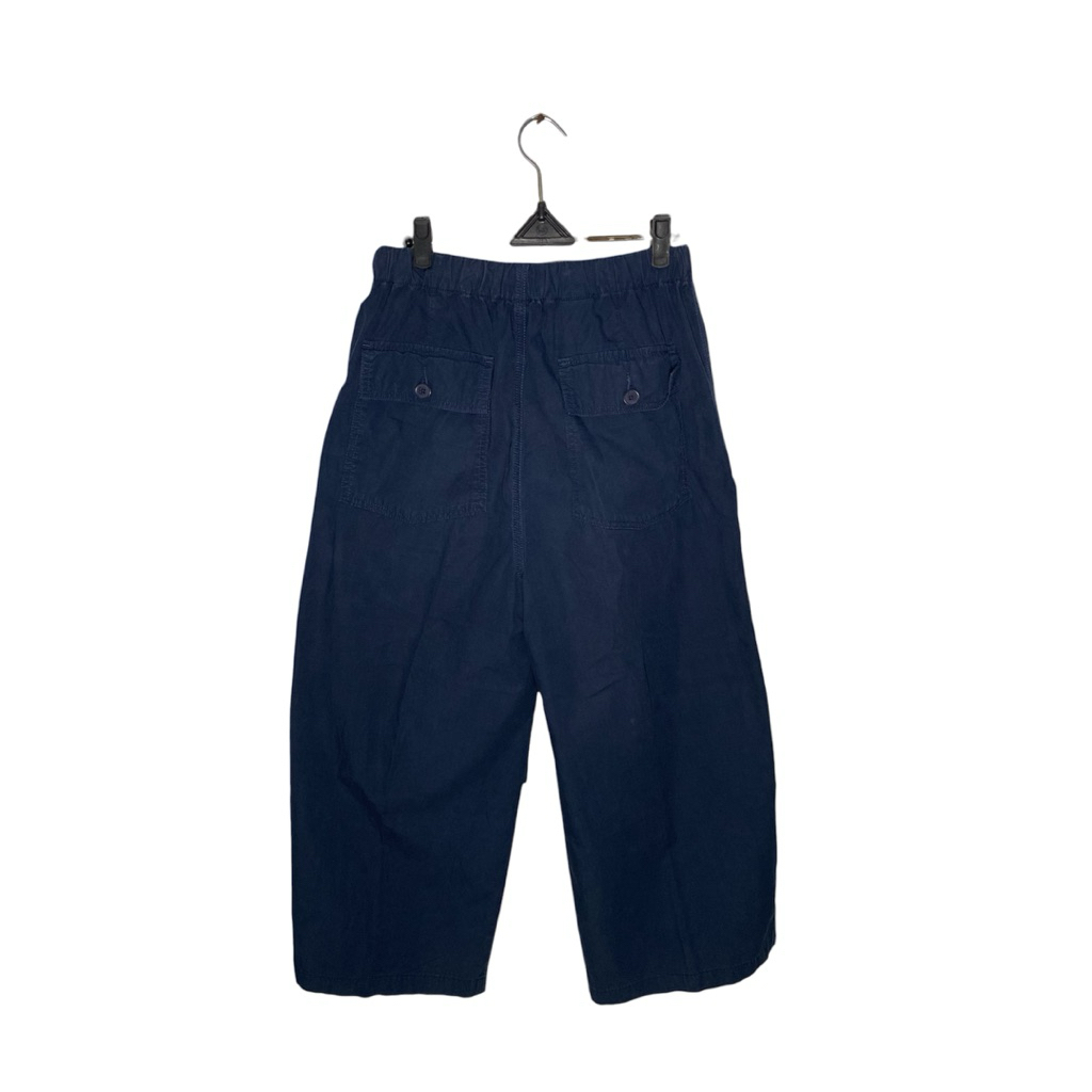 baloon baggy fatigue pants loose fit 8second navy