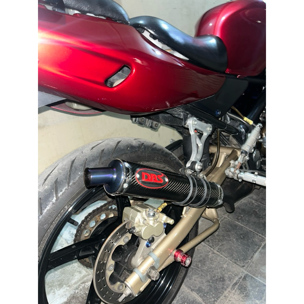 knalpot dbs carbon moncong titanium