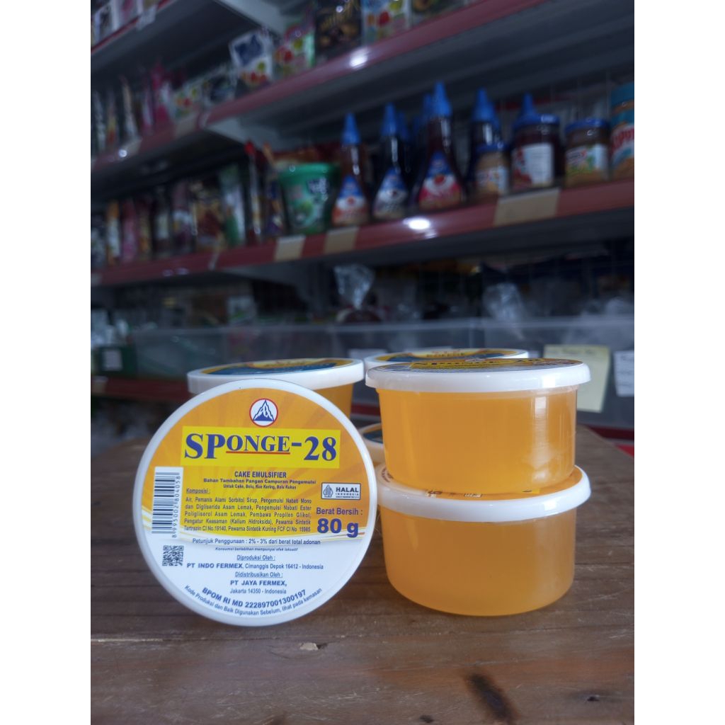 Sp SPonge-28 Cake Emulsifier 80gr | Pengemulsi Sponge-28 | Sp Sponge 28