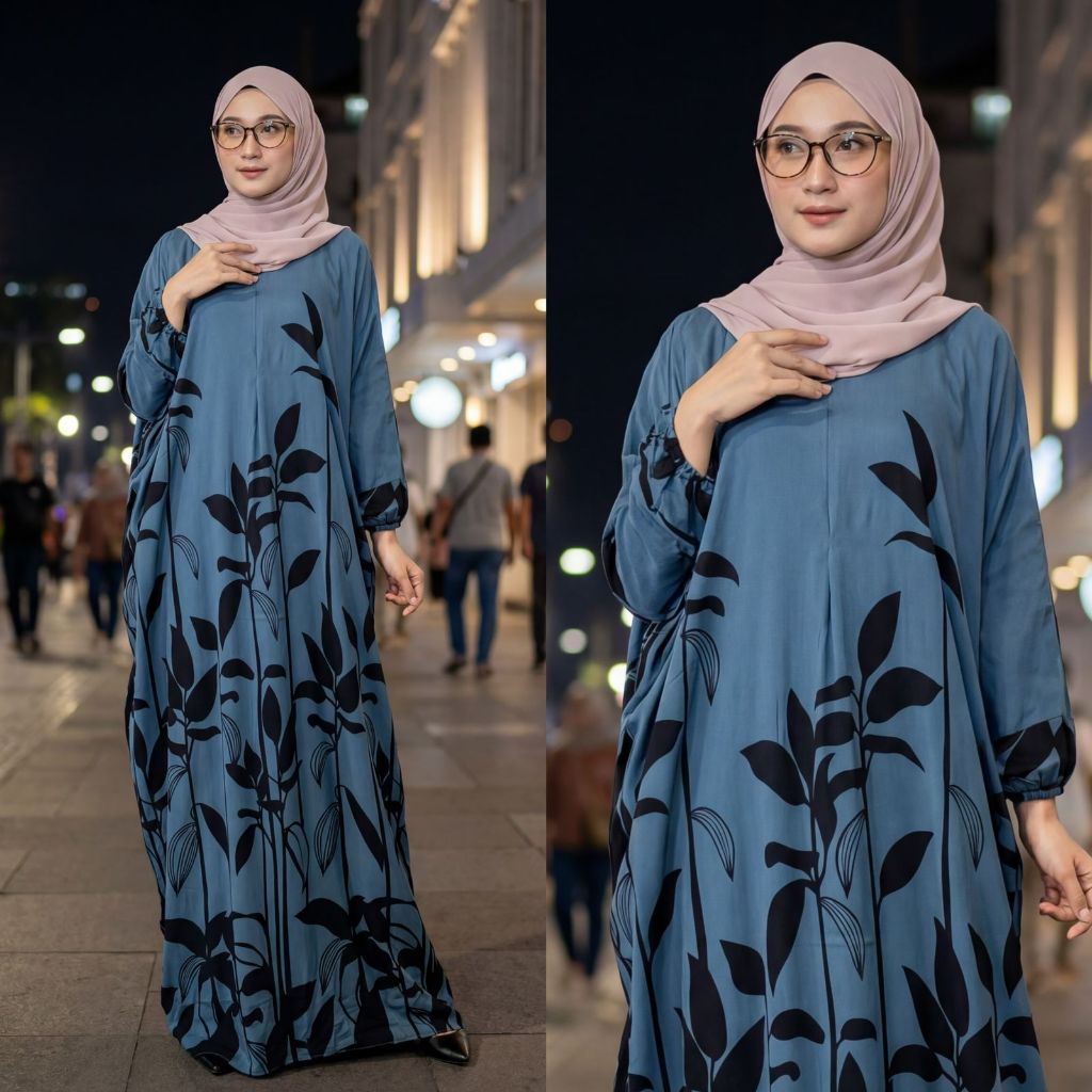 Hot Deals Aesha Kaftan Rayon Premium Model Laela Busui Gamis Kaftan Ukuran Allsize Ld 160Cm Panjang