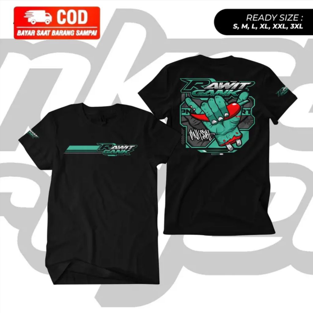 Kaos Rawit Gank /Baju T-shirt Kata Kata Cabe Rawit Pria Wanita Katun Combed 24s Premium