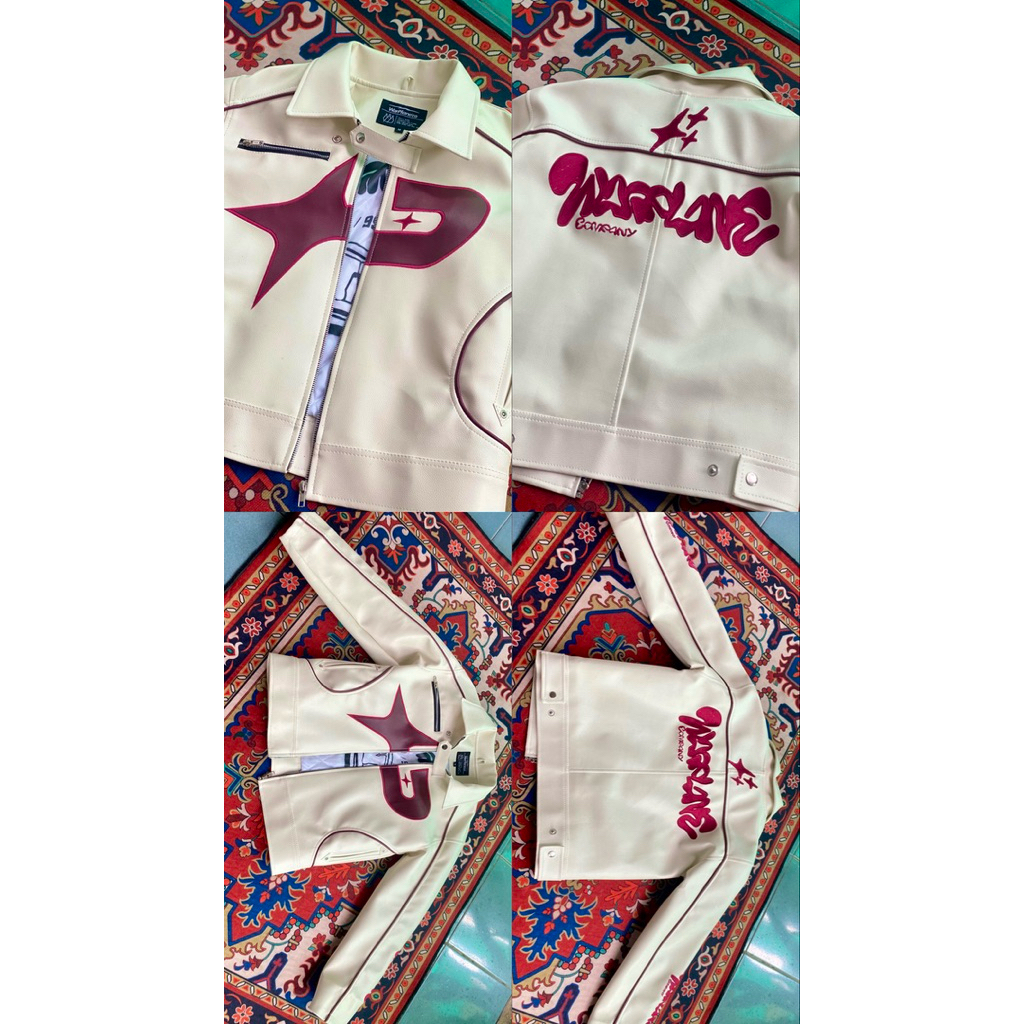 WP COMPANY BOXY LEATHER JACKET