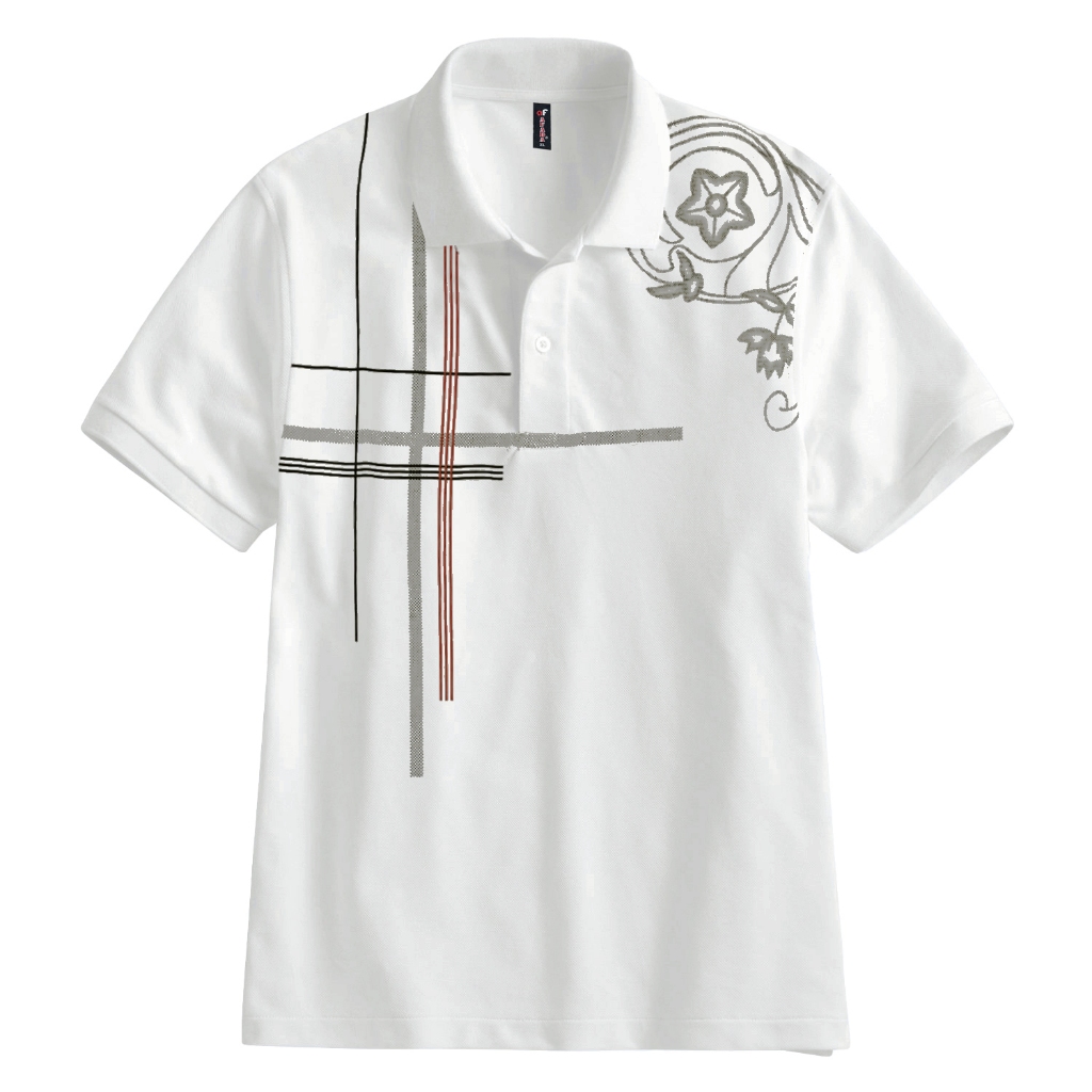 Noveli wear - Polo Shirt Distro Motif Batik Lengan Pendek | Kaos Kerah Pria | Kaos Polo Pria