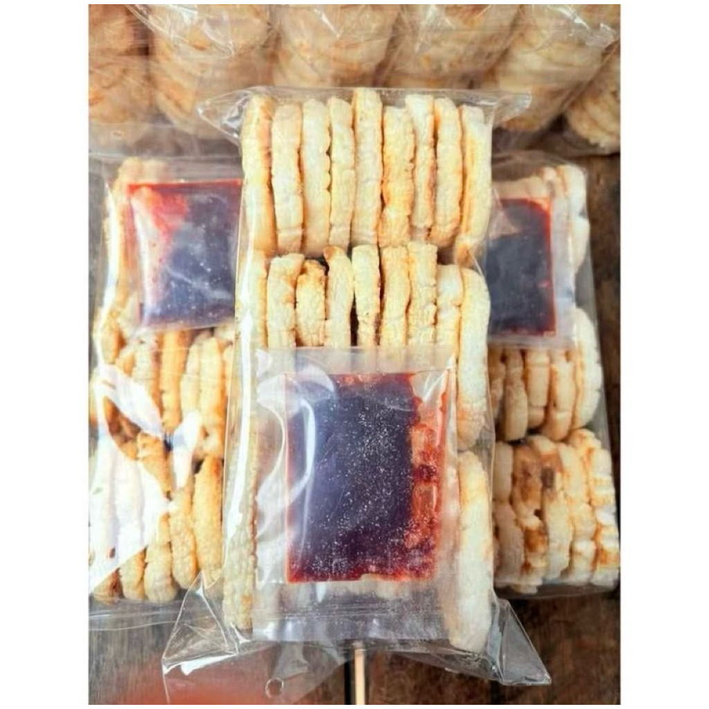 Kerupuk Kemplang Asli Ikan Tenggiri Free Sambel Cocolan