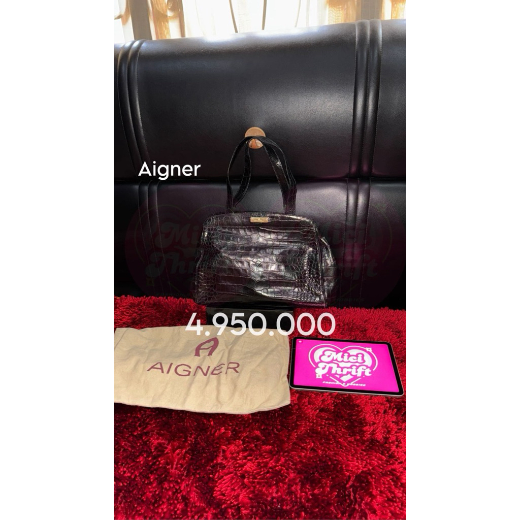 [PRELOVED] AIGNER BAG tas wts authentic luxury brand jual luxury brand merk official ori asli bag wo