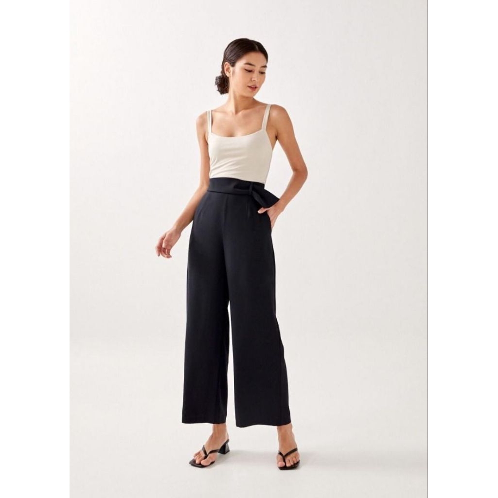 Love Bonito straight leg pants black