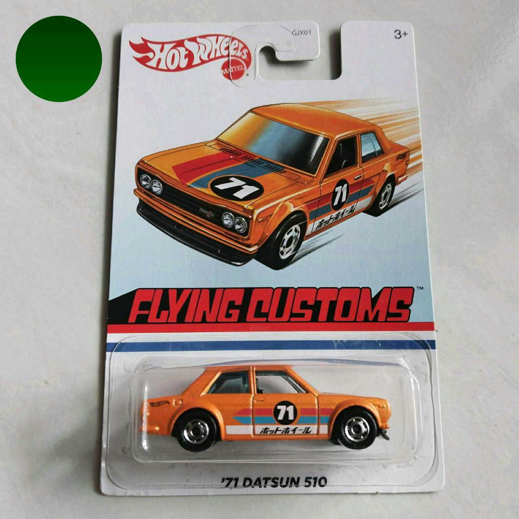 hot wheels 71 Datsun 510 flying custom