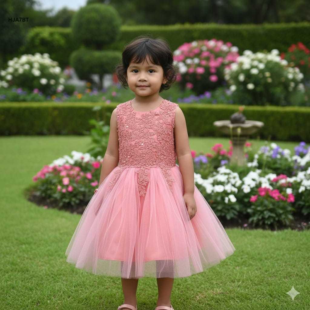 3-10Thn Gaun anak perempuan/Dress princess anak/Baju Pesta Anak Perempuan/Baju Ulang Tahun Anak Pere